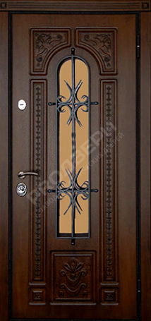 Фотография «Дверь с ковкой №14»